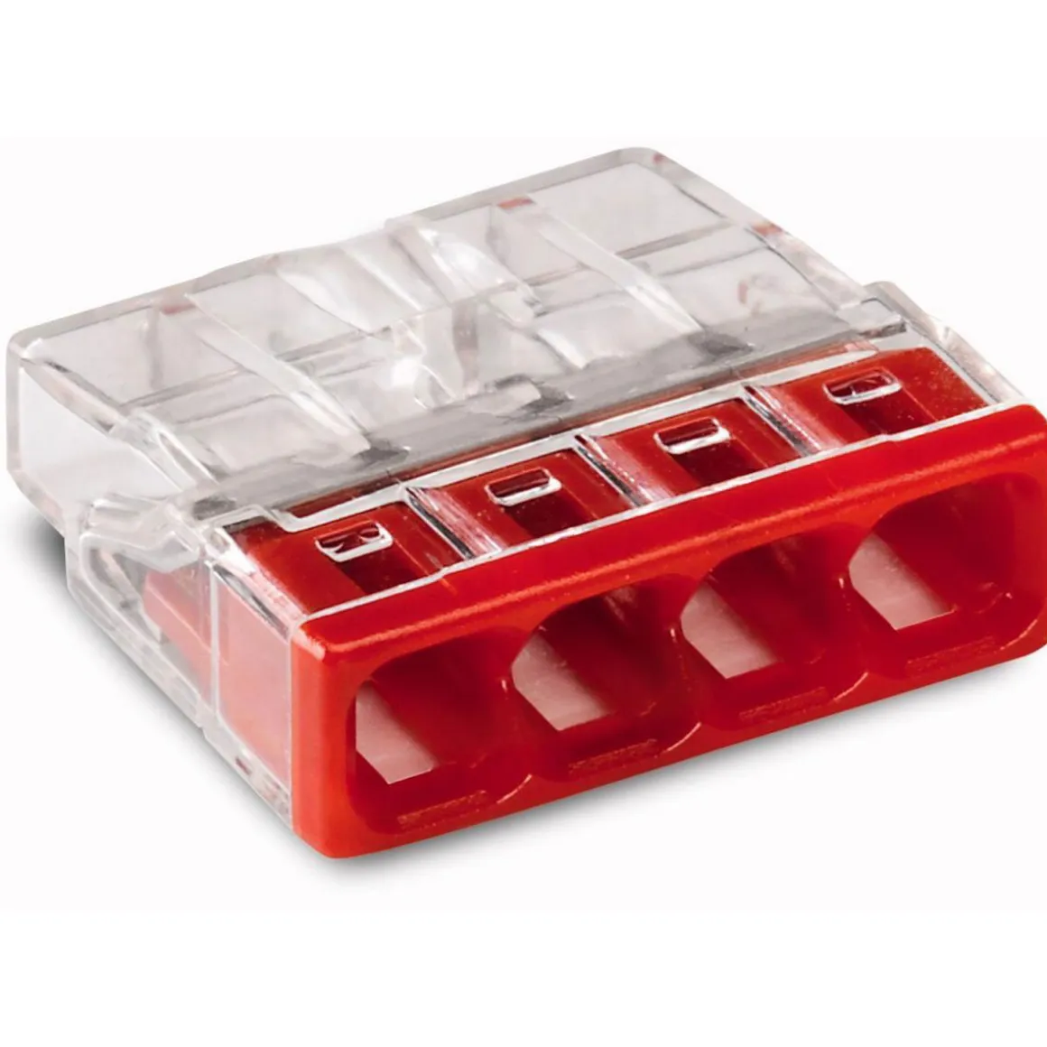 Dosenklemme Wago rot 4 x 0,5-2,5 mm² 3 Stück