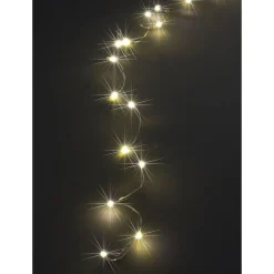 Drahtbeleuchtung 40 LEDs warmweiß