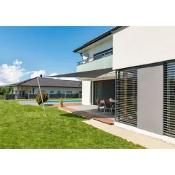 Dreieck-Segel Cannes 5 x 5 x 5 m anthrazit