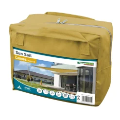 Dreieck-Segel Cannes 4 x 4 x 4 m gelb