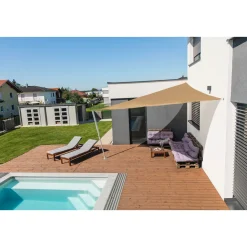 Dreieck-Segel Capri 5 x 5 x 5 m reed