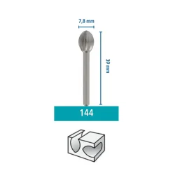 Dremel Hochgeschwindigkeits-Fräsmesser Durchmesser 7,8 mm