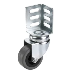 Dörner + Helmer Apparate-Lenkrolle mit Winkelblech 50 x 19 mm