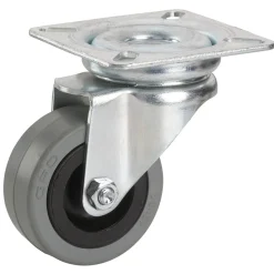 Dörner + Helmer Apparate-Lenkrolle mit Gummireifen 50 x 20 mm