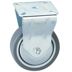 Dörner + Helmer Bockrolle mit Gummireifen 75 x 25 mm verzinkt