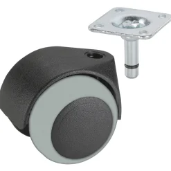 Dörner + Helmer Doppelrolle für empfindliche Böden 38 x 38 mm