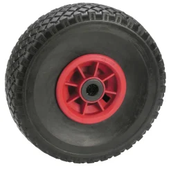 Dörner + Helmer Pannensicheres-Rad mit Kunststofffelge Rollenlager und Blockprofil 260 x 85 mm