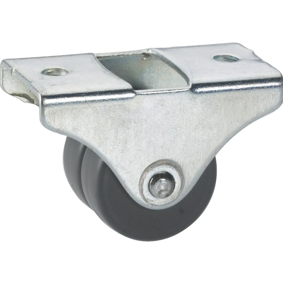 Dörner + Helmer Parkett-Doppel-Bockrolle mit Gleitlager 25 mm