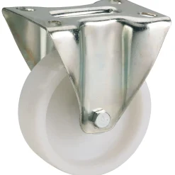 Dörner + Helmer Transportgeräte-Bockrolle mit Polyamidrad 100 x 35 mm verzinkt