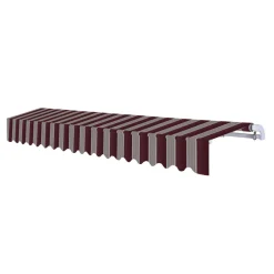 Durabil Gelenkarm-Markise Nizza 400 x 250 cm für Wand- und Deckenmontage Stoff 23064