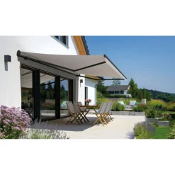 Durabil Gelenkarmmarkise Passat anthrazit 300x200cm Dessin Ocean Rocks