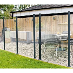 Durabil Glas-Windschutz klar 97,6 x 160 cm