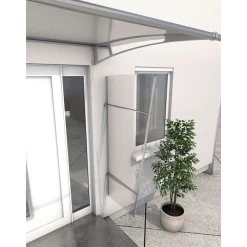 Durabil Seitenblende PT/XL Edelstahl Acrylglas klar 6 mm 55 x 85 x 167 cm