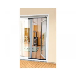 Durabil Tür Fliegengitter-Vorhang 100 x 200 cm schwarz