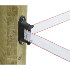 Eck- und Streckenisolator Profi schwarz für 40 mm 6 Stück