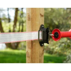 Eck- und Streckenisolator Profi schwarz für 40 mm 10 Stück