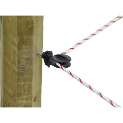 Eckisolator Super Durchmesser 8 mm schwarz 6 Stück