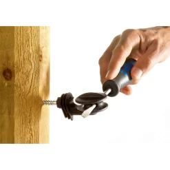 Eckisolator Super Durchmesser 8 mm schwarz 6 Stück