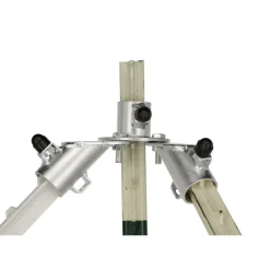 Ecklösungsset T-Post silber-schwarz 5-teilig