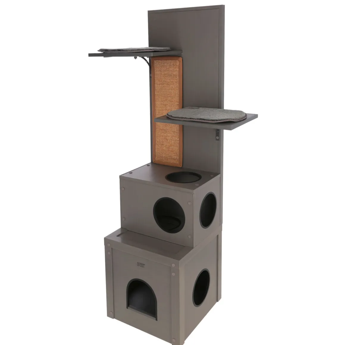 ECO-Katzenspielhaus Alex 42 x 42 x 152,5 cm