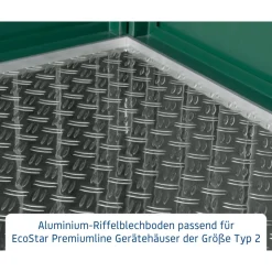 EcoStar Aluminium-Riffelblechboden GH2 Typ2