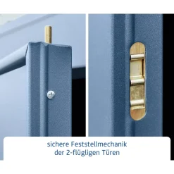 EcoStar Gerätehaus Elegant-STyp 3RAL5014 2 flg