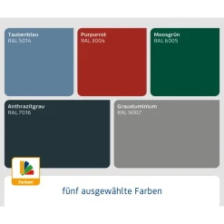 EcoStar Gerätehaus Elegant-STyp 2RAL6005 1 flg