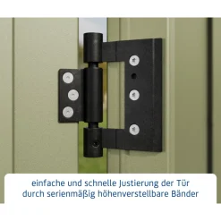 EcoStar Gerätehaus Elegant-PTyp 2RAL6013 1 flg