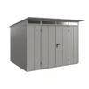 EcoStar Gerätehaus Elegant-PTyp 3RAL9007 2 flg