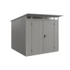 EcoStar Gerätehaus Trend-PTyp 2RAL9007 2 flg