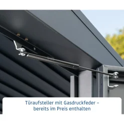 EcoStar Gerätehaus Trend-PTyp 1RAL3004 1 flg