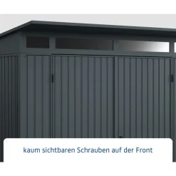 EcoStar Gerätehaus Trend-PTyp 2RAL7016 2 flg