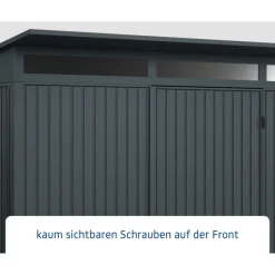 EcoStar Gerätehaus Trend-PTyp 3RAL7016 1 flg