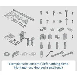 EcoStar Gerätehaus Trend-STyp 2RAL6005 1 flg