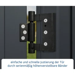 EcoStar Gerätehaus Trend-STyp 1RAL7016 1 flg