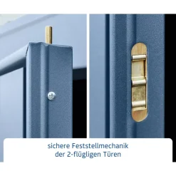 EcoStar Gerätehaus Trend-STyp 3RAL5014 2 flg