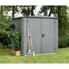 EcoStar Gerätehaus Trend-STyp 2RAL9007 2 flg