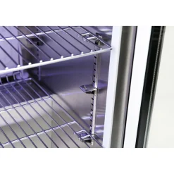 Edelstahl-Erweiterungsmodul mit Tür und Kühlschrank