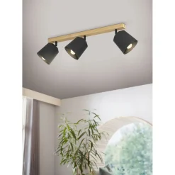 Eglo LED Deckenleuchte Cotorro 3-flammig schwarz