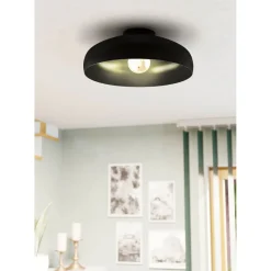 Eglo LED Deckenleuchte Mogano schwarz