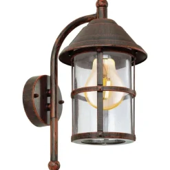 Eglo Außen-Wandleuchte San Telmo braun-antik 23,8 x 35,1 cm