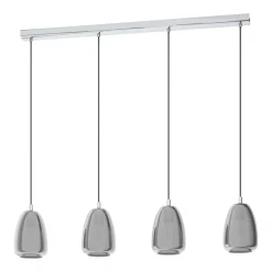 Eglo Hängeleuchte Alobrase 4er silber