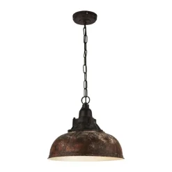 Eglo Hängeleuchte Grantham 1 1-flammig Durchmesser 37 x 110 cm braun-antik