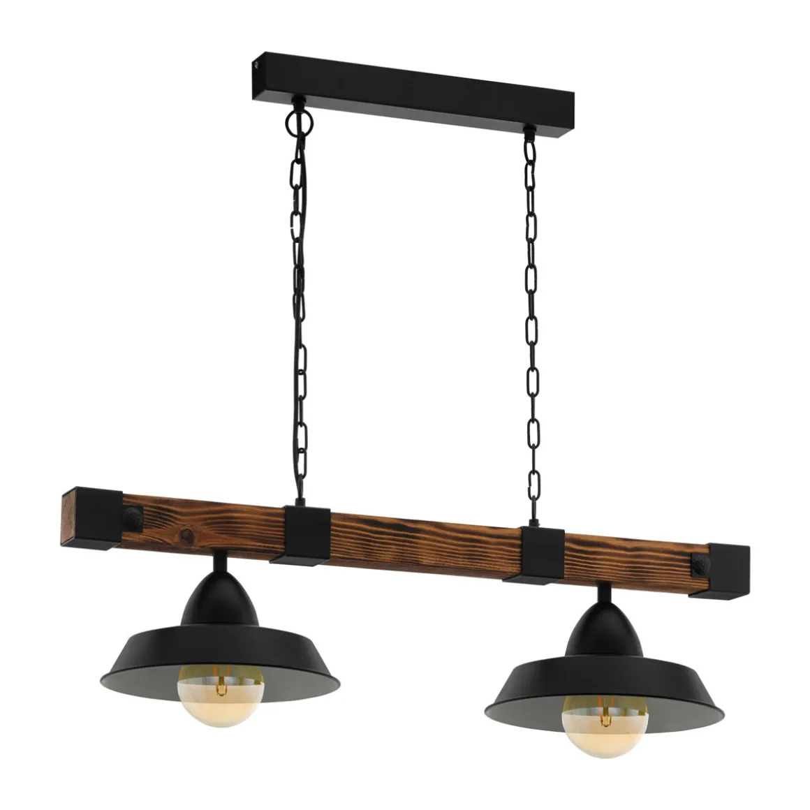 Eglo Hängeleuchte Oldbury schwarz