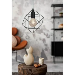 Eglo Hängeleuchte Straiton 1 Spot 20,5 cm schwarz