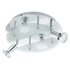 Eglo LED-Deckenleuchte Cabo 1 4-flammig Durchmesser 29 x 10 cm chrom