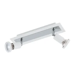 Eglo LED-Spot Sarria weiß-chrom 2 Stück