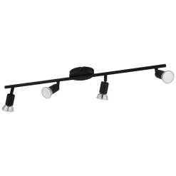 Eglo LED-Spotserie Buzz 4 Spots schwarz