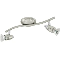 Eglo LED-Spotserie Magnum 2 2 Spots silber