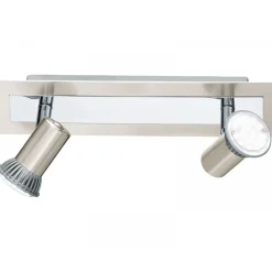 Eglo LED-Spotserie Rottelo 2 Spots silber